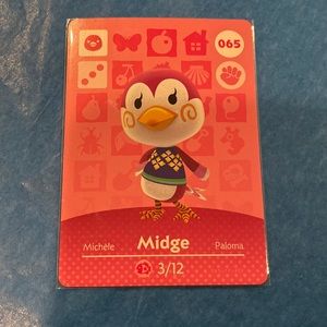 Genuine ACNH amiibo Midge